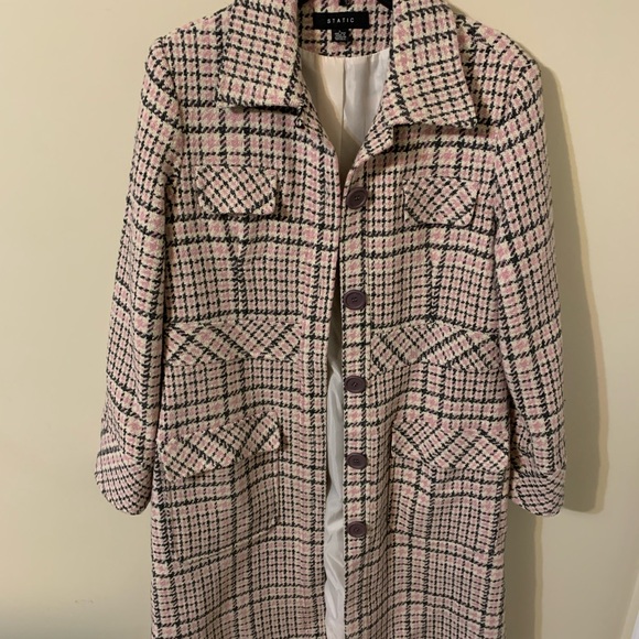 Static Jackets & Blazers - STATIC 80% Wool Coat size Large